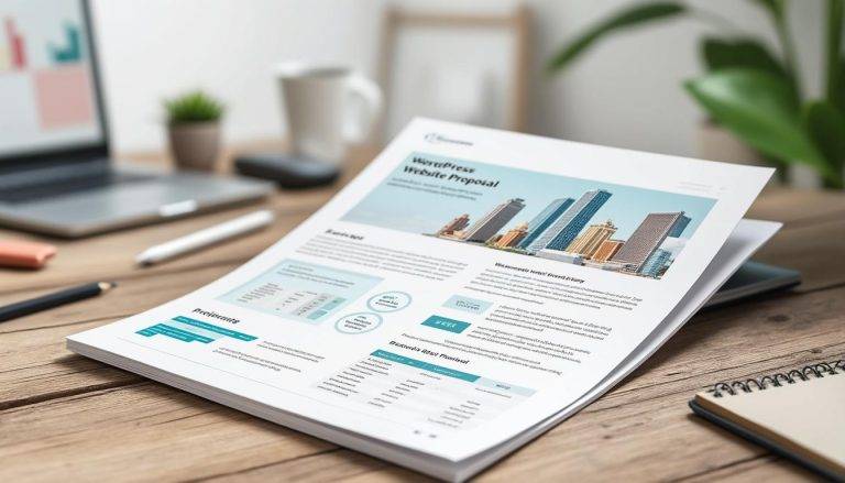 Exemple de devis pour un site WordPress (PDF téléchargeable)
