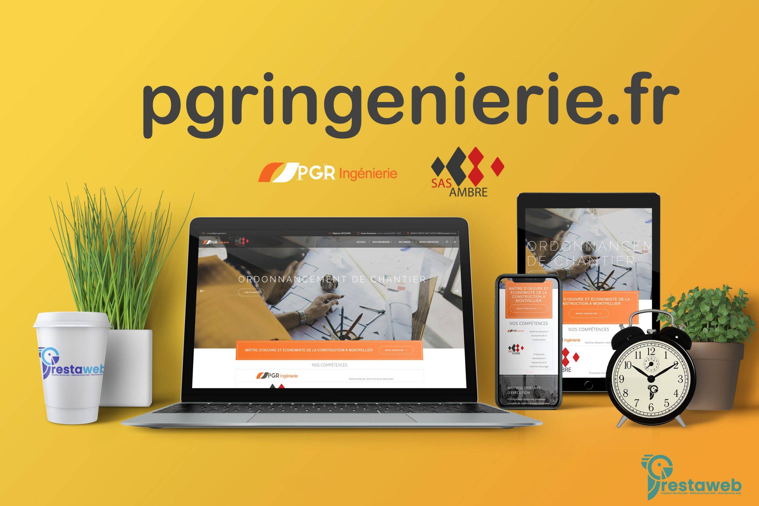 Exemple de création de site internet à Toulouse par PrestaWeb