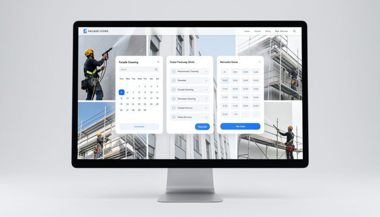 Créer un site internet façadier avec un système de réservation en ligne