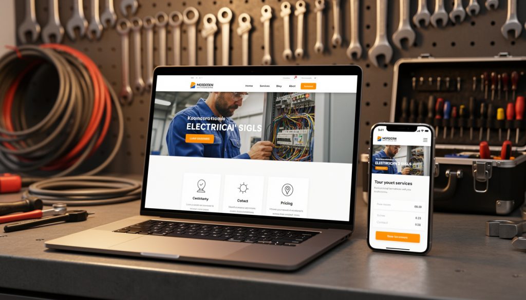 Où trouver des modèles de site internet dédiés aux artisans électriciens ?